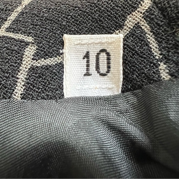 Gianni Versace Vtg Black White Wool Shearling Coat Button Jacket Retro Y2W 10 - Picture 15 of 17